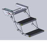 Electric telescopic steps folding steps ES-F