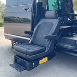 Mechanical lifting swivel seat