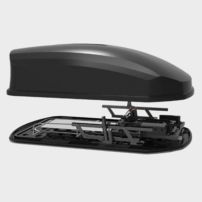 Roof-mounted wheelchair storage device